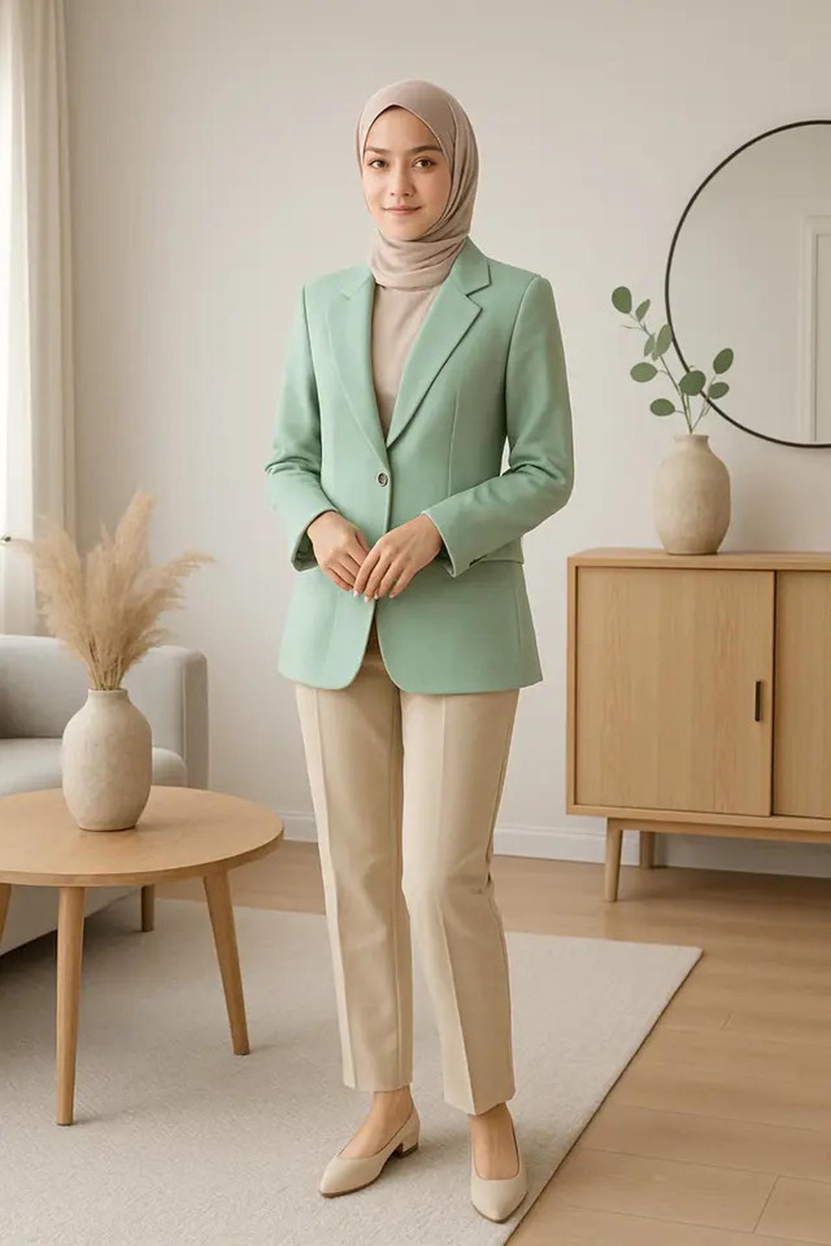 7 Blazer Warna Pastel Trend 2025, Tampil Lembut tapi Powerful