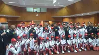 Pelepasan kontingen Indonesia untuk Kejuaraan Dunia Wushu Junior 2022