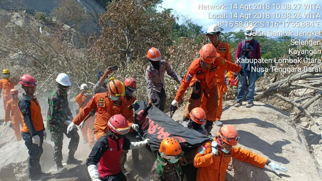 Korban Jiwa Gempa Lombok Terus Bertambah, Kini Mencapai 436 Orang