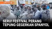 Festival Perang Tepung Meriahkan Spanyol