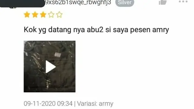 6 Ulasan Pembeli di Online Shop Komplain Warna Barang Ini Bikin Elus Dada