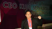 Pakar komunikasi, Effendi Ghazali, berinisiatif ikut mengawal hasil deklarasi Ciamis hingga ke Presiden Joko Widodo. (Bola.com/Robby Firly)