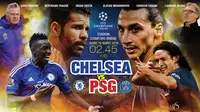 Chelsea vs PSG (Liputan6.com/Abdillah)
