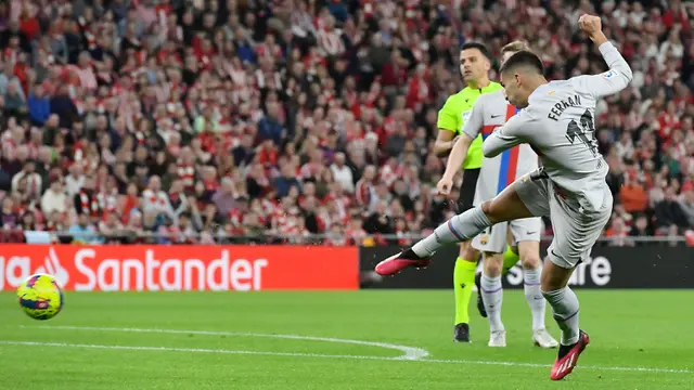 Gol Tunggal Raphinha Bawa Barcelona Taklukkan Athletic Bilbao di Liga Spanyol