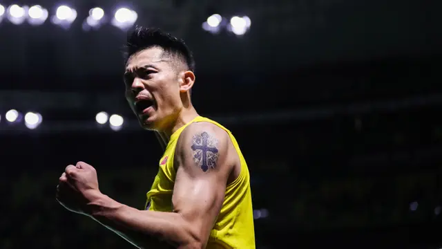 FOTO: Legenda Bulu Tangkis China Lin Dan Gantung Raket