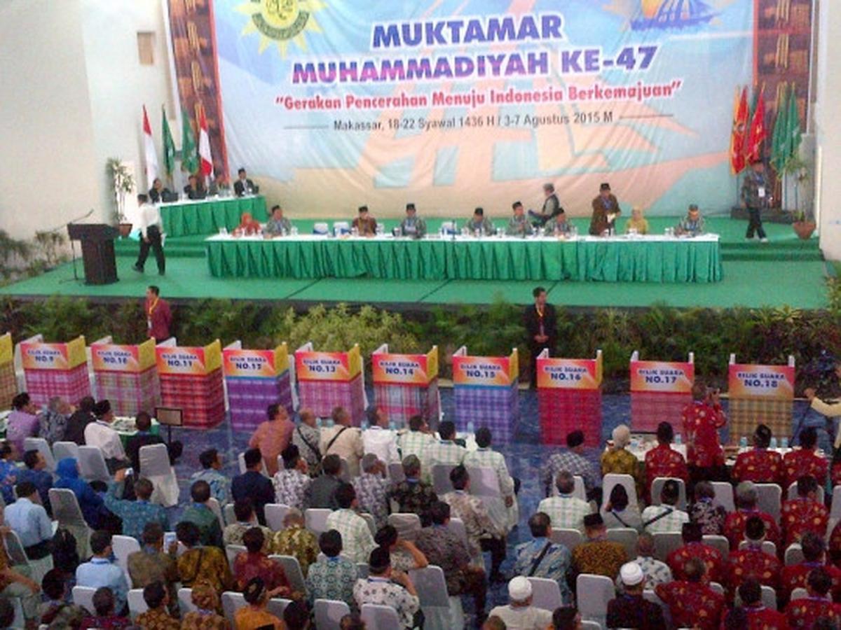 Memantau suasana pemilihan Pimpinan Pusat Muhammadiyah