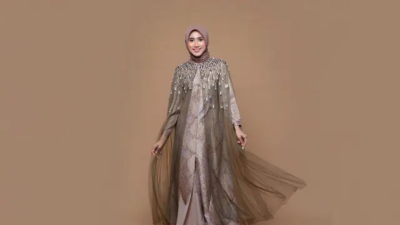 10 Model Long Dress Brokat Kombinasi Payet Terbaru, Stylish untuk Wanita Muda