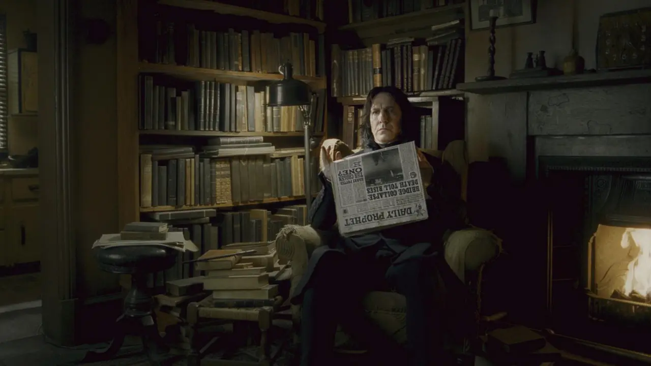 Sebelum Meninggal, Professor Snape Tulis Surat Perpisahan