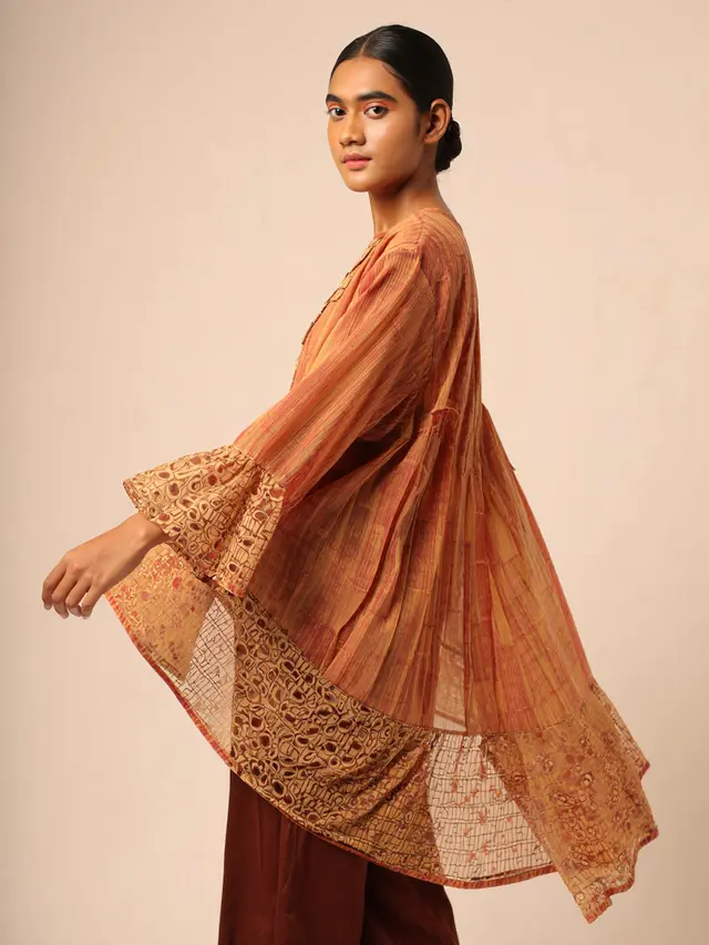 Model Tunik Batik Kombinasi Brokat Tile 2025