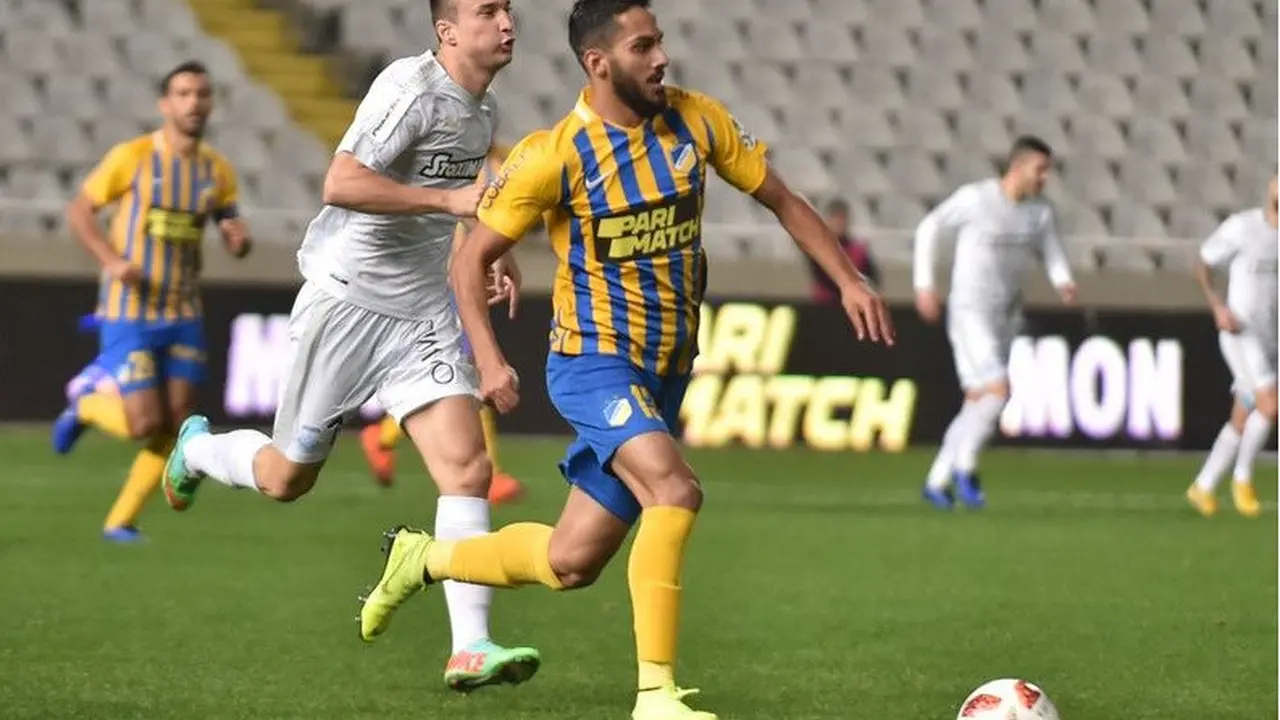 Gelandang Timnas Yordania dan APOEL FC, Musa Al-Taamari.