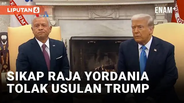 VIDEO: Pertemuan Donald Trump-Raja Abdullah II di tengah Kemandegan Negosiasi soal Gaza
