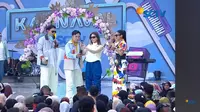 Momen Bintang Sinetron Luka Cinta Haviza Devi Ditantang Video Call Harris Vriza di Karnaval SCTV
