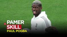 Berita video sesi latihan Juventus jelang lawan Barcelona. Paul Pogba unjuk skill baru nih!