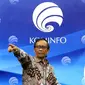 Plt. Menkominfo Mahfud MD dalam konferensi pers di Jakarta, Senin (22/5/2023) (YouTube Kemkominfo TV)