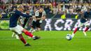 Prancis hanya bisa membalas melalui penalti Antoine Griezmann pada menit ke-89. (AP Photo/Martin Meissner)