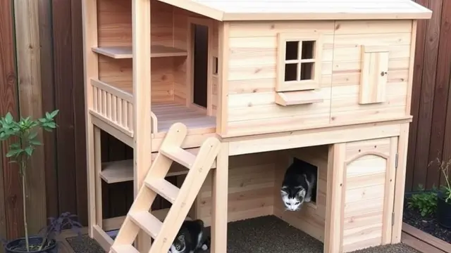 desain rumah kucing (ilustrasi by qwen.ai)