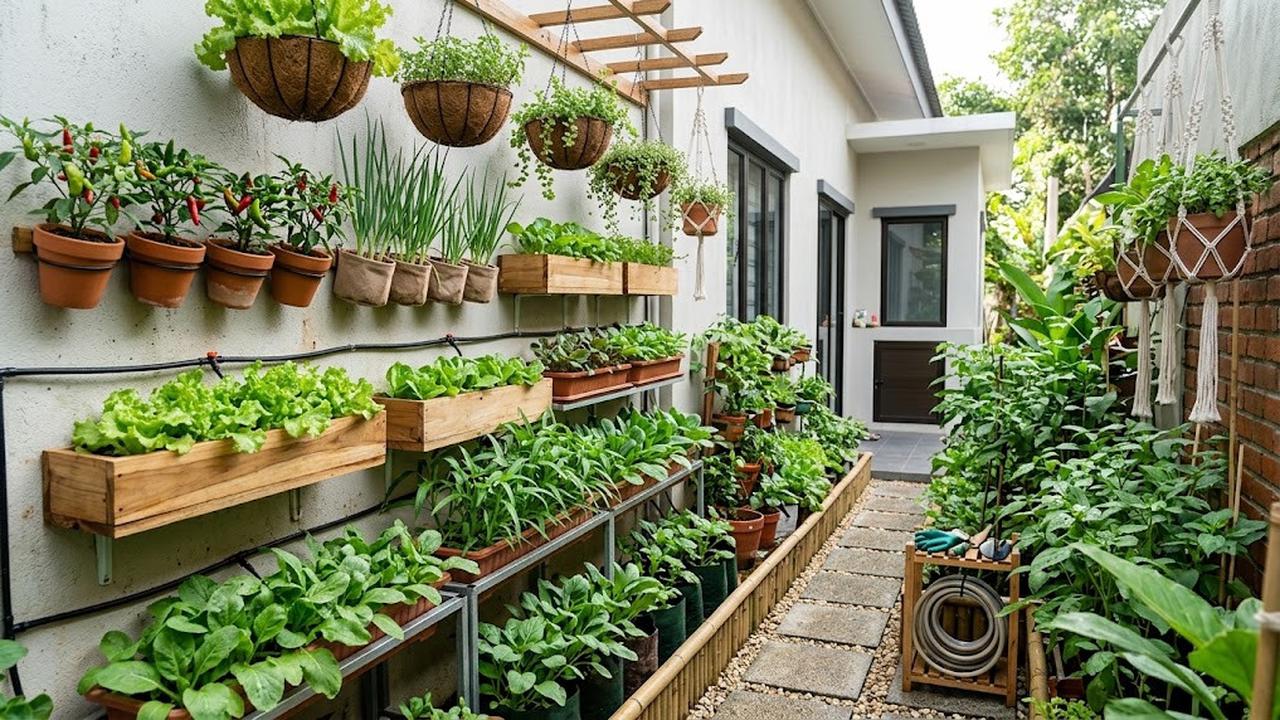 7 Cara Berkebun Sayur di Samping Rumah yang Lebarnya Kurang dari 1 Meter