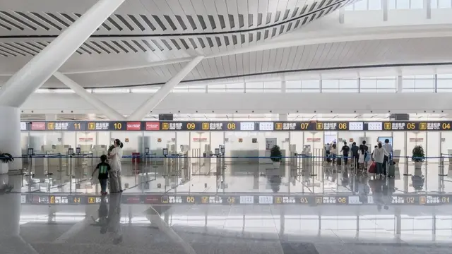 Bandara Yantai Penglai di China
