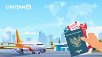 Infografis 43 Negara Bebas Visa dan Visa on Arrival untuk Paspor Indonesia