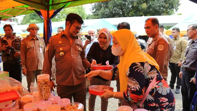 Pastikan Ketersediaan Bapok Murah, Mentan Mentan SYL Tinjau Bazar Ramadhan