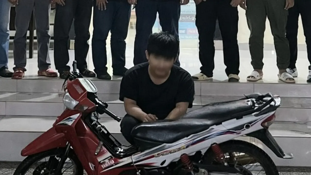 Lapor Motor Hilang ke Polisi, Ternyata Dicuri Anak Sendiri untuk Modal Judi Online