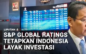 S&P Global Ratings Tetapkan Indonesia Layak Investasi