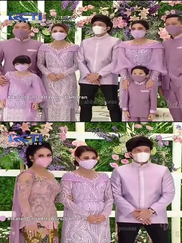 7 Momen Lamaran Atta Halilintar dan Aurel Hermansyah, Serasi dengan Busana Ungu