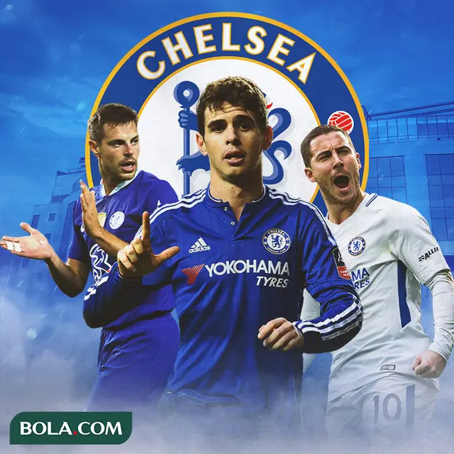 Chelsea - Cesar Azpilicueta, Oscar, Eden Hazard