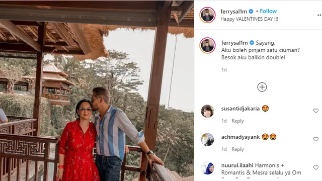 Lebih dari 10 Tahun Bersama, Ini Momen 6 Pasangan Artis Senior Rayakan Valentine