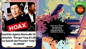Cek Fakta: Hoaks Menag Sebut Korupsi yang Dilakukan Secara Syariah itu Aman
