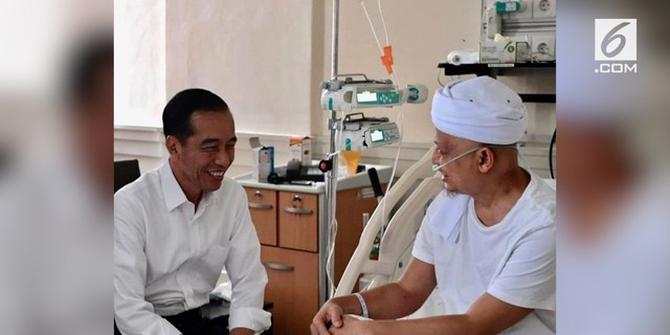 VIDEO: Presiden Jokowi Jenguk Arifin Ilham