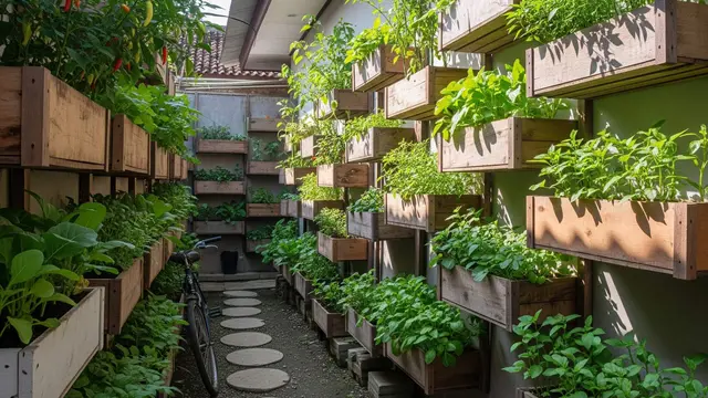 Desain Kebun Rumah di Gang Sempit Tapi Tetap Hijau