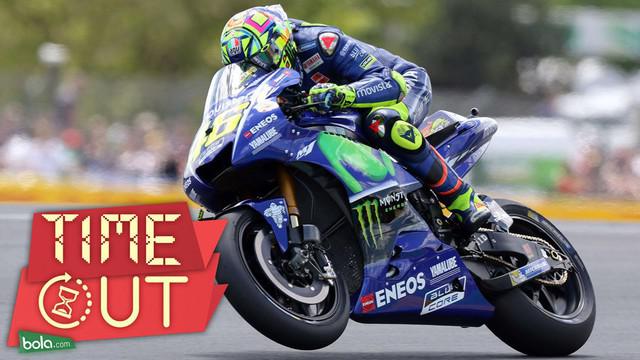 Berikut 3 rentetan momen pahit yang dialami Valentino Rossi selepas MotoGP Prancis.