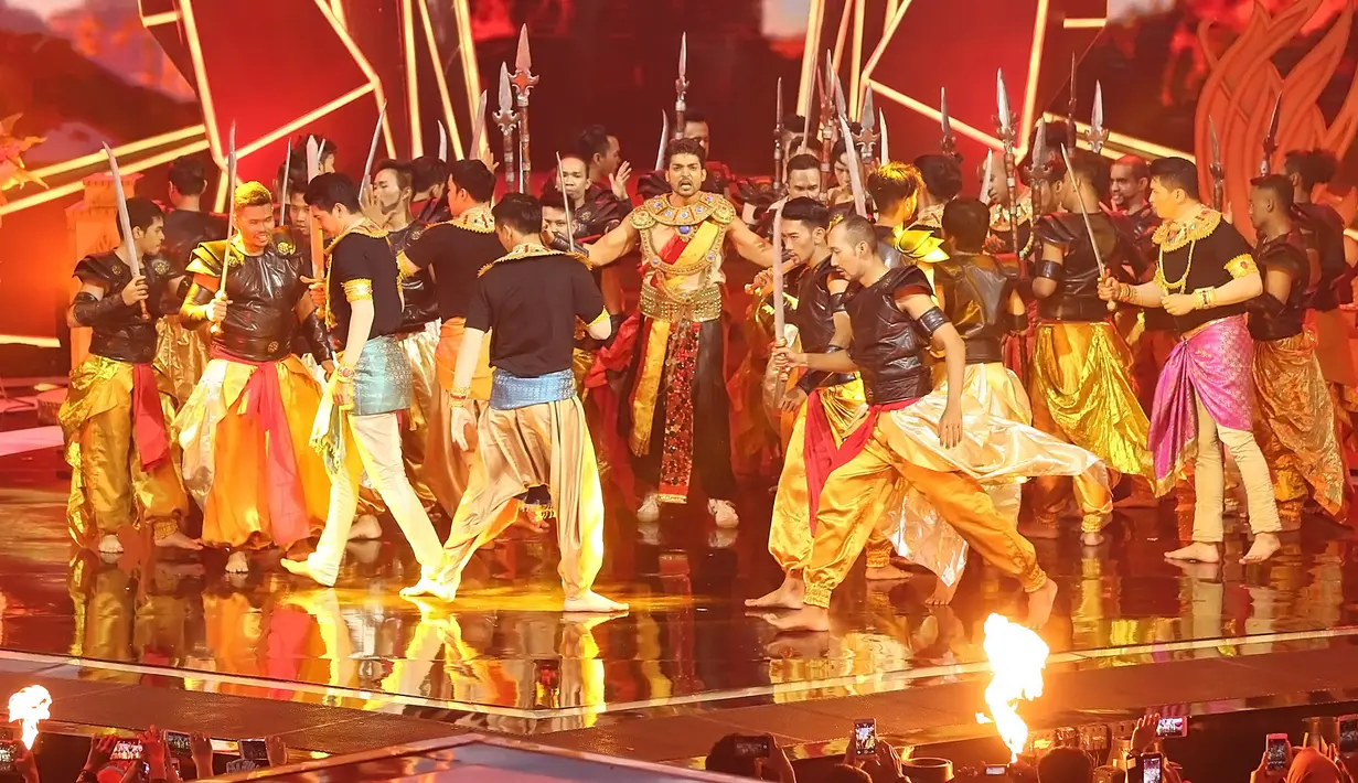 Acara yang digelar hari minggu (25/3/18) di ecopark, Ancol, Jakarta. Disiarkan langsung mulai pukul 18.00 dalam rangka perayaan HUT ke-25 tahun ANTV. (Bambang E.Ros/Bintang.com)