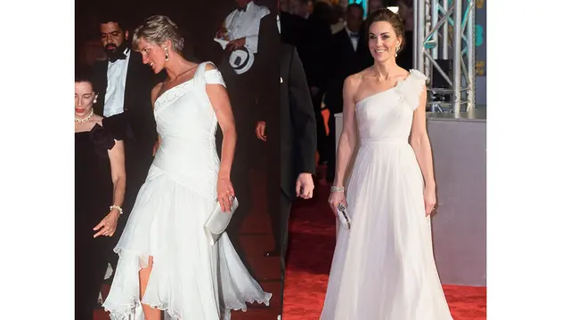 Busana Kate Middleton mirip dengan Putri Diana