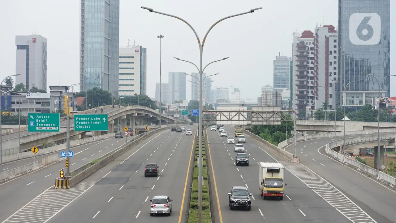 Lalu Lintas Jalan Tol Selama PSBB Berkurang
