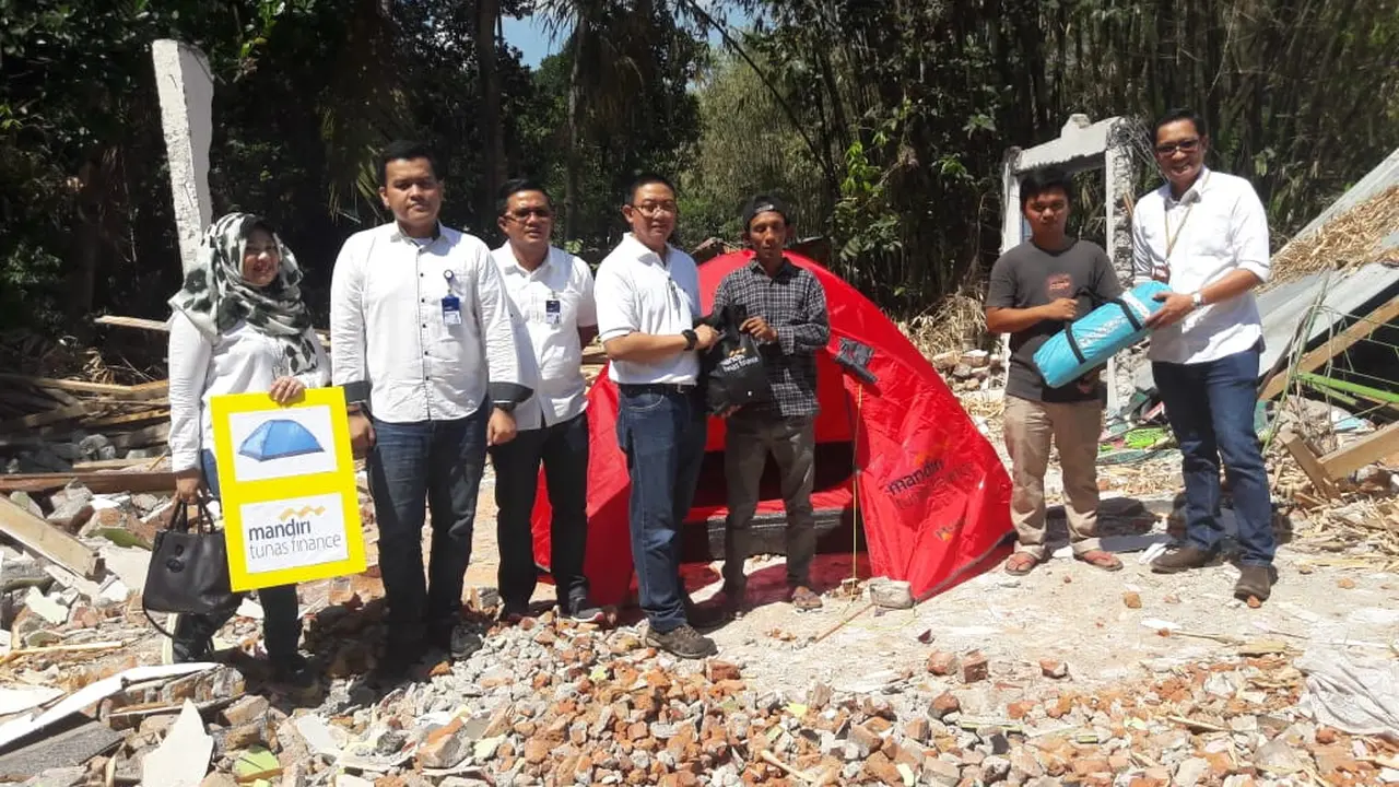 Mandiri Tunas Finance Penuhi Kebutuhan Korban Gempa Dan Siap Mendukung Pemulihan Ekonomi Lombok
