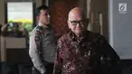 Mantan Menteri Koordinator Bidang Perekonomian Dorodjatun Kuntjoro Jakti usai menjalani pemeriksaan di Gedung KPK, Jakarta, Kamis (4/7/2019). Dorodjatun diperiksa sebagai saksi untuk tersangka Sjamsul Nursalim terkait dugaan korupsi Bantuan Likuiditas Bank Indonesia (BLBI). (merdeka.com/Dwi Narwoko)