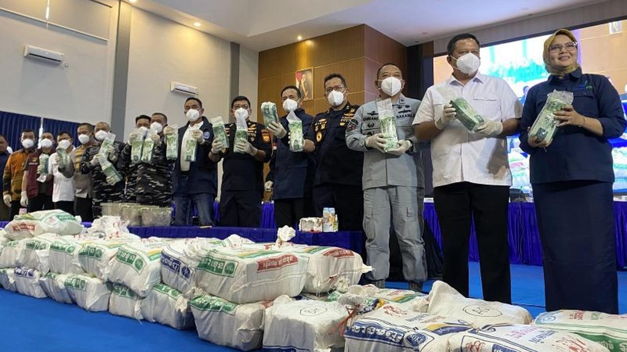 TNI AL Gagalkan Penyelundupan Ketamin 1,3 Ton Senilai Rp2,1 Triliun di Perairan Riau