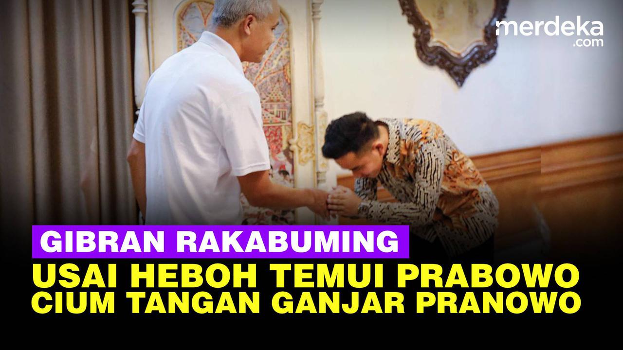 VIDEO: Momen Gibran Cium Tangan Ganjar Pranowo Usai Heboh Pertemuan dengan Prabowo