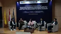 FEB UI bersama 21 Bridges Indonesia mendorong generasi muda untuk menyelami perkembangan ekonomi digital yang pesat. Foto: liputan6.com/dok.21 Bridge Indonesia&nbsp;
