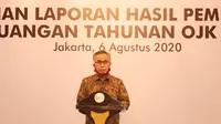 OJK menerima secara resmi Laporan Hasil Pemeriksaan (LHP) atas Laporan Keuangan Tahun 2019.  Dok OJK