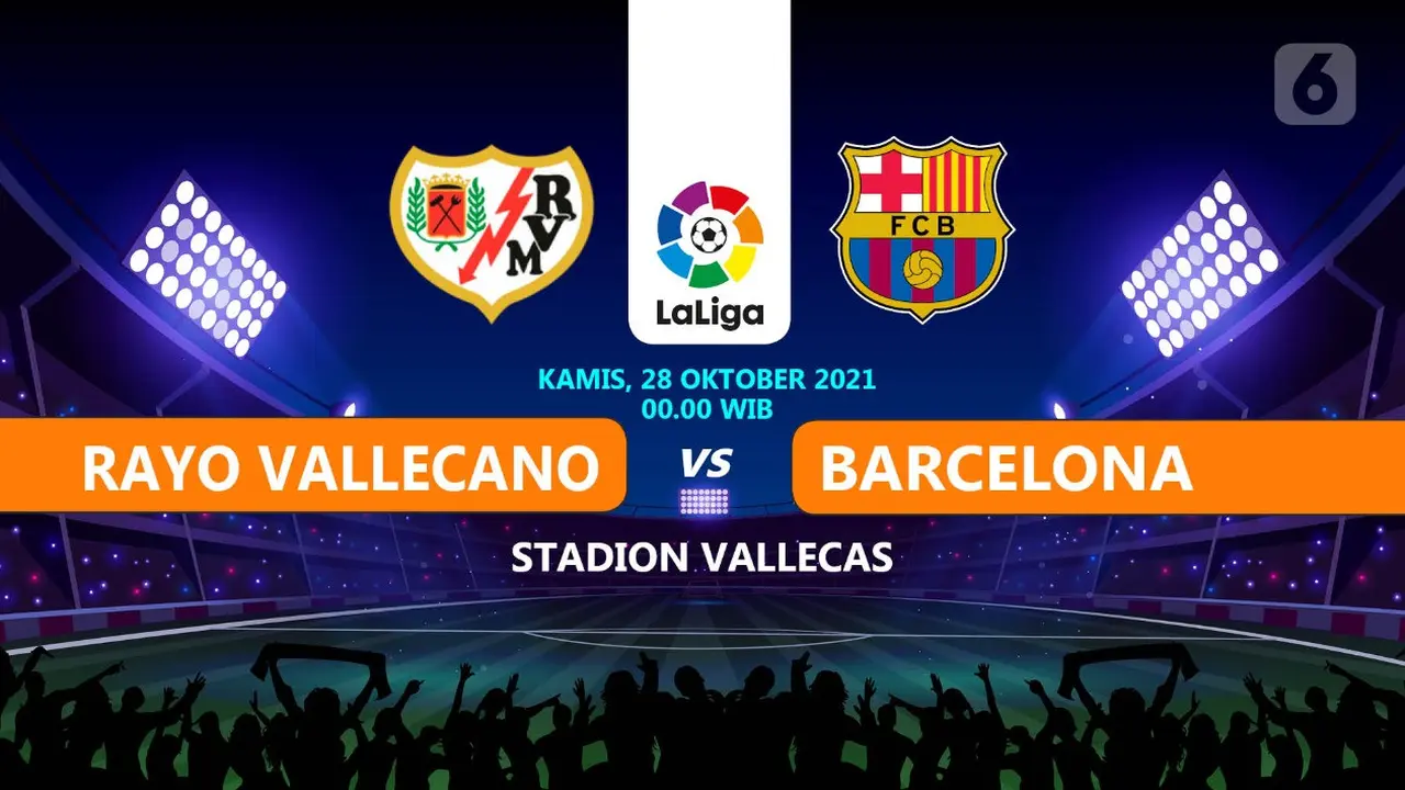 Rayo Vallecano vs Barcelona - La Liga Spanyol
