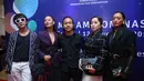 Aming, Tara Basro, Chicco Jerikho, Karina Salim, Asmara Abigail saat hadir dalam acara pengumuman nominasi Festival Film Indonesia 2019 di Plaza Indonesia, Jakarta, Selasa (12/11/2019). (Adrian Fimela.com)