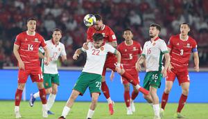 Aksi para pemain Timnas Indonesia melawan Bulgaria pada final FIFA Series 2026 di Stadion Utama Gelora Bung Karno, Jakarta, Senin (30/3/2026). (Bola.com/M. Iqbal Ichsan)