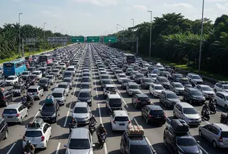 Arus Mudik. (Gemini AI)