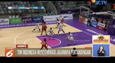 Tim basket putri Indonesia berhasil rebut peringkat ke-7 dari tim Mongolia dengan skor akhir 82-66.