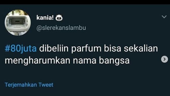 7 Twit Kocak Tarif Rp 80 Juta Buatan Warganet Bikin Ngelus Dada