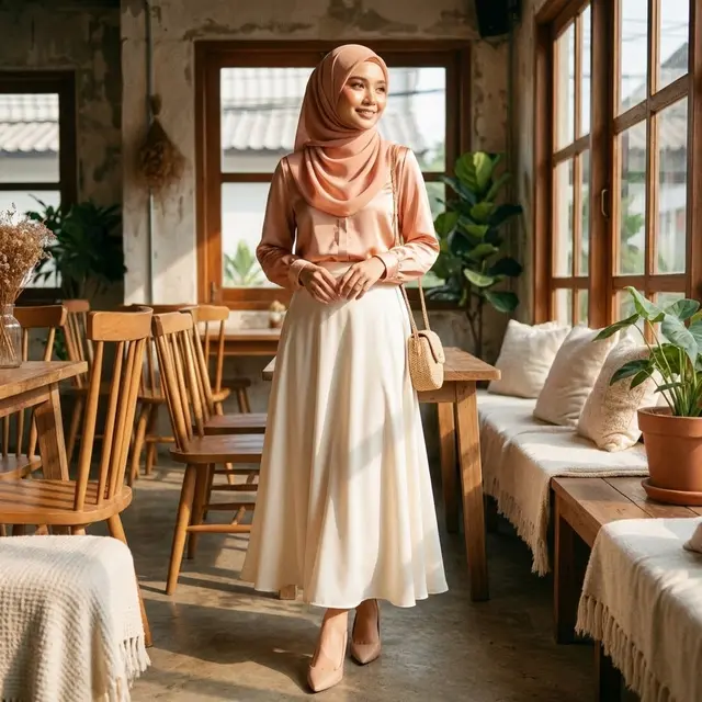 Padu Padan Warna Rok dan Blouse untuk Lebaran 2026 yang Elegan