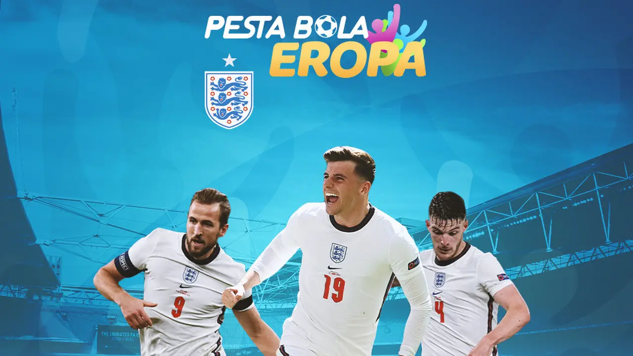 Piala Eropa - Harry Kane, Declan Rice, Mason Mount